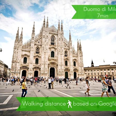 San Babila Central Tower With Panoramic Terrace Overlooking Duomo By Rentopolis Milan Bagian luar foto